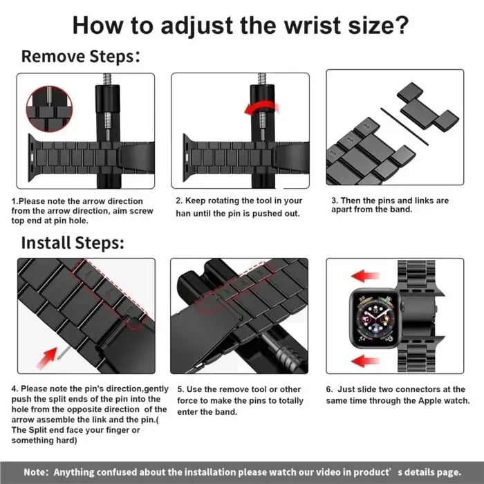 Pour bracelet de montre Apple 41mm 40mm 44mm 46mm 38mm 42mm 45mm