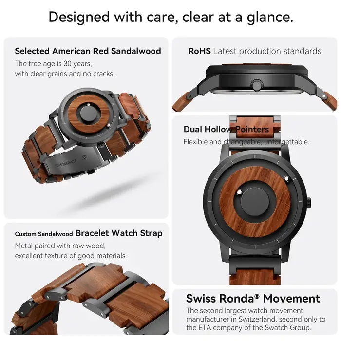 Montre magnétique pour homme EUTOUR