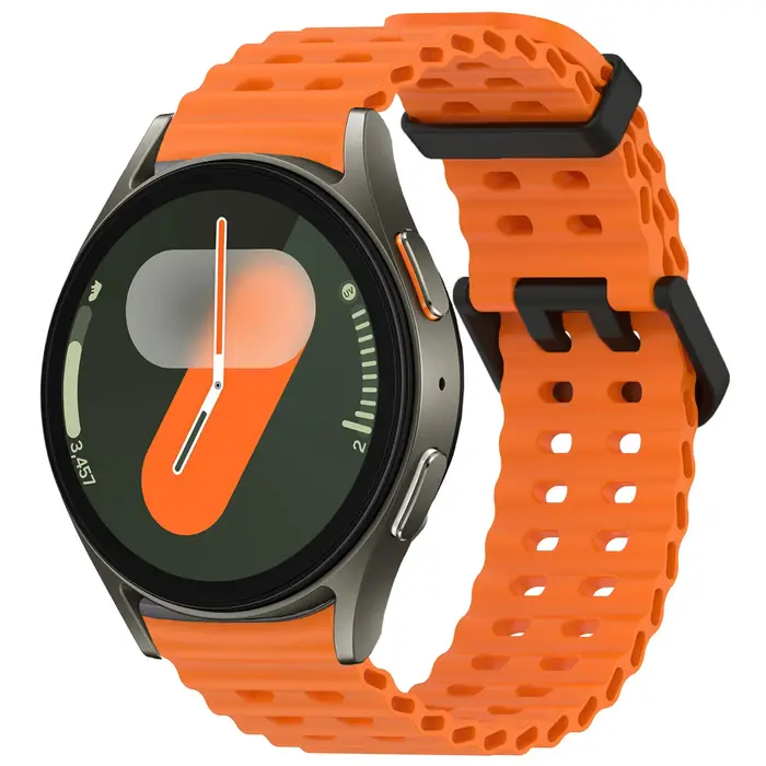 Bracelet pour Samsung Galaxy Watch 7/6/5 Pro/4 classique 40mm 44mm Sport Silicone sans espaces poign