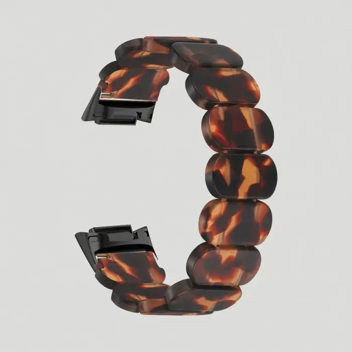 Bracelet en résine pour Fitbit Charge 5 6, bracelet de sport élastique respirant pour femme et homme