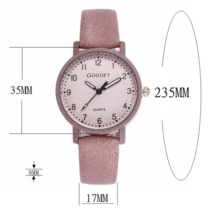 Vintage femmes montres bracelet en cuir décontracté Quartz montre-bracelet