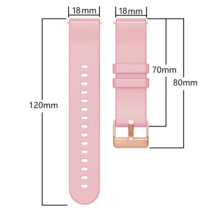 Bracelet de montre intelligente en Silicone pour femmes