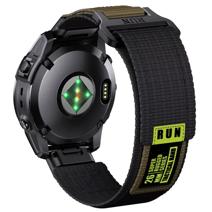 Runcool 22mm 26mm de large Garmin Fenix 7 7X Pro 6 6X 5 5X Plus bracelet QuickFit instinctif 2