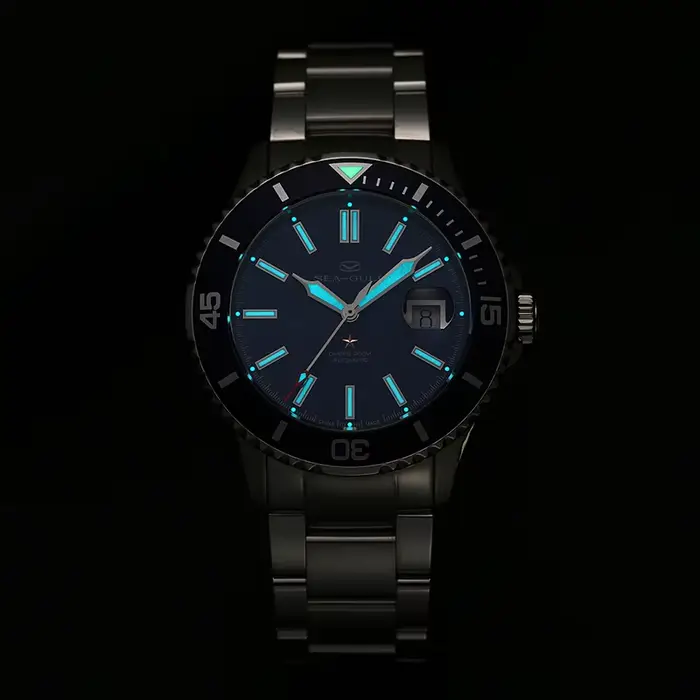 Seaghydrrelogio-Montre mécanique automatique pour homme
