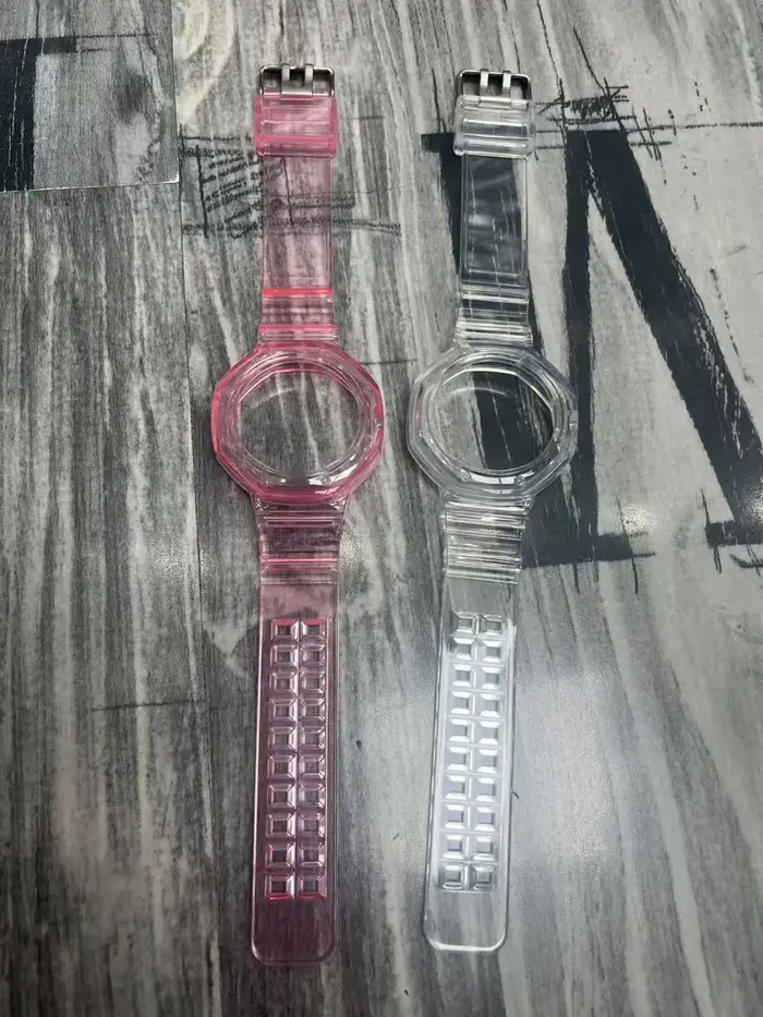Bracelet de montre transparent pour Swatch X AP Royal Pop