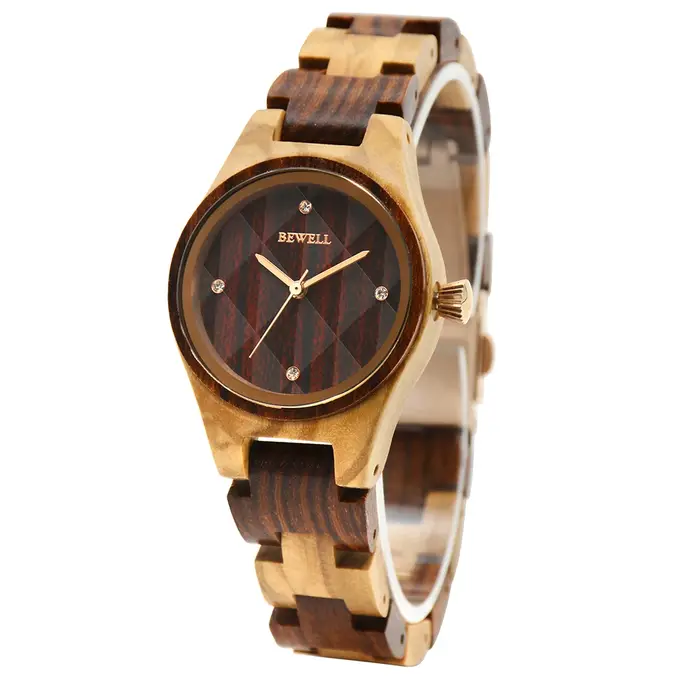 Montre en bois, montre-bracelet pour homme, montre à quartz analogique légère et élégante, montre élégante pour homme, parfaite pour toutes les occasions