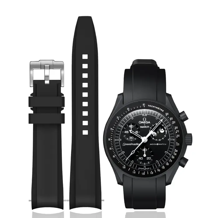 Bracelet pour Omega X Swatch Moonswatch Speedmaster 20mm 22mm extrémité incurvée universelle