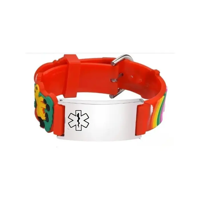 ID de code QR médical personnalisé pour bracelets pour enfants