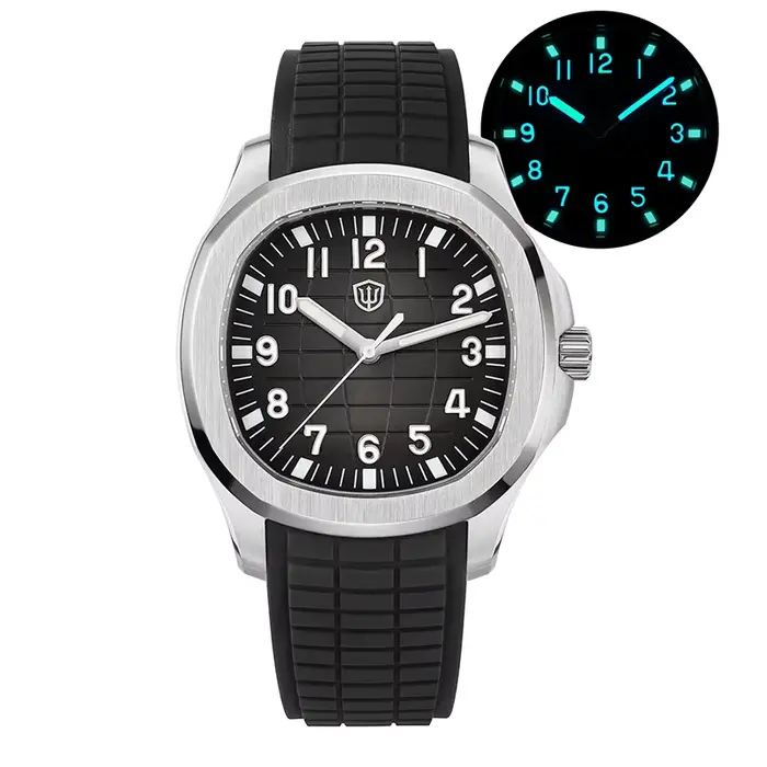 Watchdives WD008 Montre pour homme VH31 Mouvement à quartz à seconde fluide Verre saphir Étanche 100