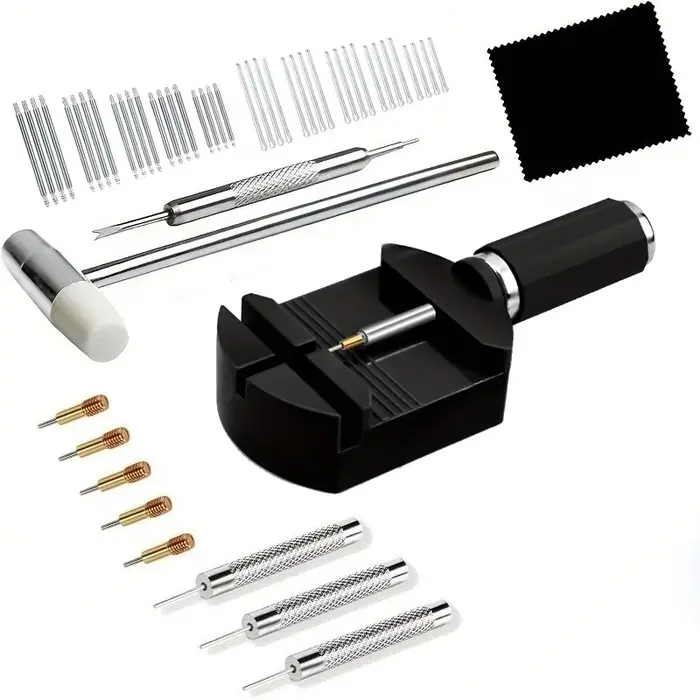 Kit d'outils de réparation de montres professionnel de luxe 52 pièces/ensemble