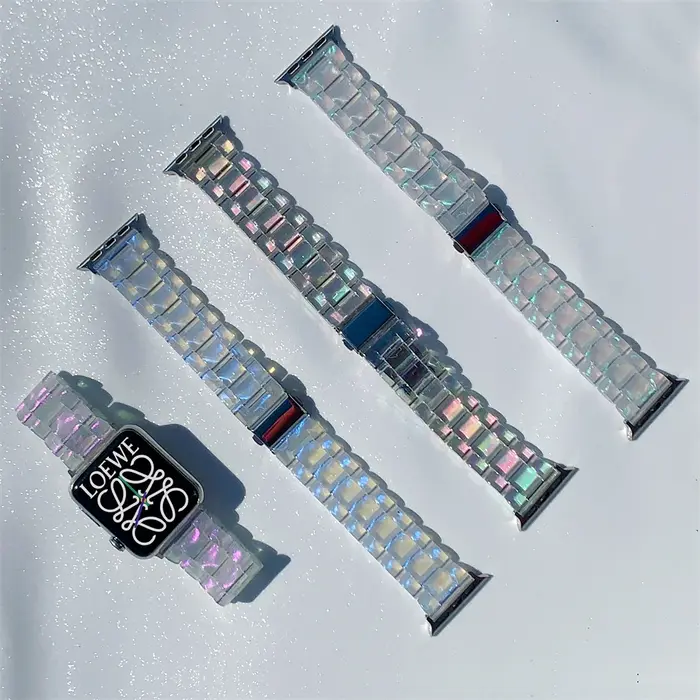Bracelet transparent pour Apple Watch