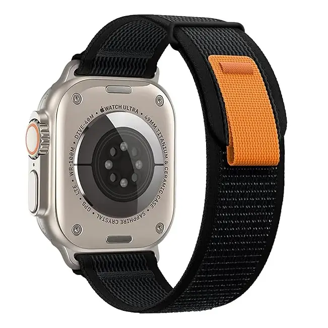 Bracelet Trail Loop pour Apple Watch Ultra 3/2/1 49mm, 46mm 44mm 40mm 41mm 42mm 45mm, Bracelet en Ny