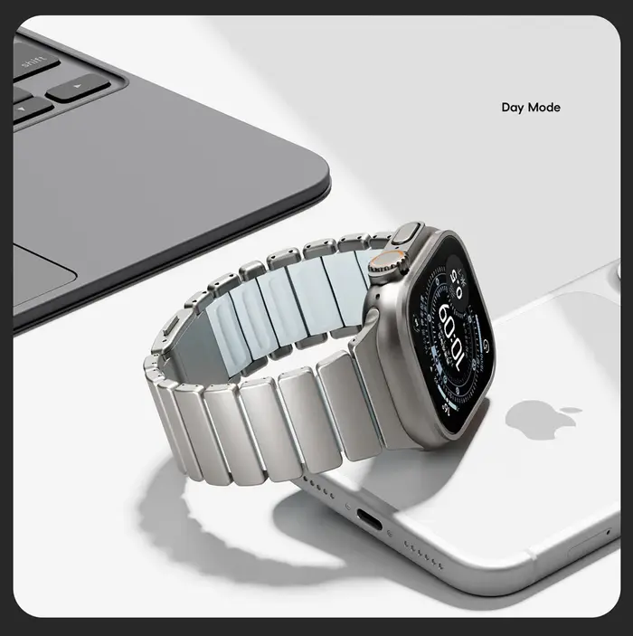 Bracelet Titanium Stratos pour Apple Watch 1- 11 SE