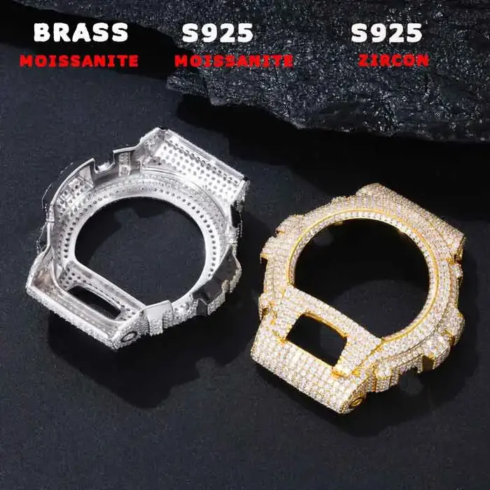 Boîtier de montre en moissanite série DW-6900
