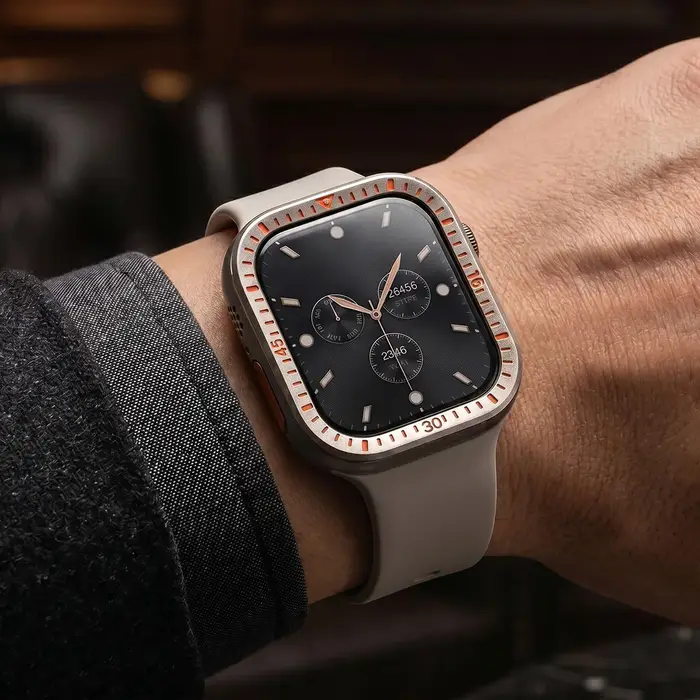 Verre trempé + étui pour Apple Watch