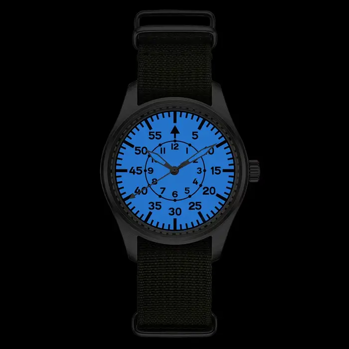 DD40mm Vh31 Beat Quartz hommes montres saphir cristal étanche 5Bar 316L acier inoxydable vintage pil