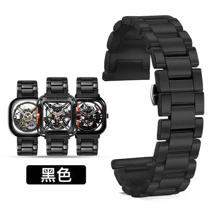 Bracelet de montre en céramique pour montre mécanique design CIGA