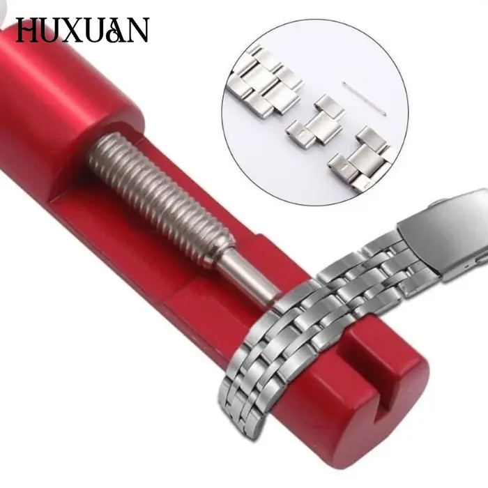 Outil de démontage de maillons de bracelet de montre en alliage d'aluminium