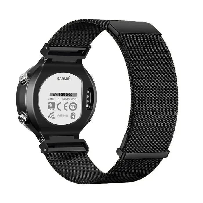 Bandes métalliques pour Garmin Forerunner 235/230/220/620/630/735XT