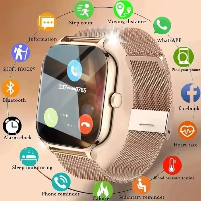 Nouvelle Montre Connectée 2026 pour Hommes et Femmes – Dernière Génération