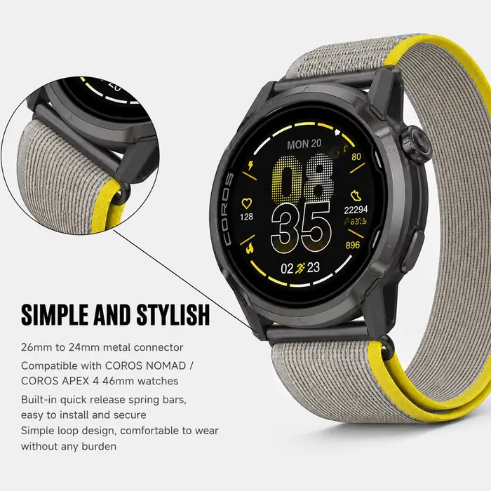 Compatible avec COROS NOMAD / APEX 4