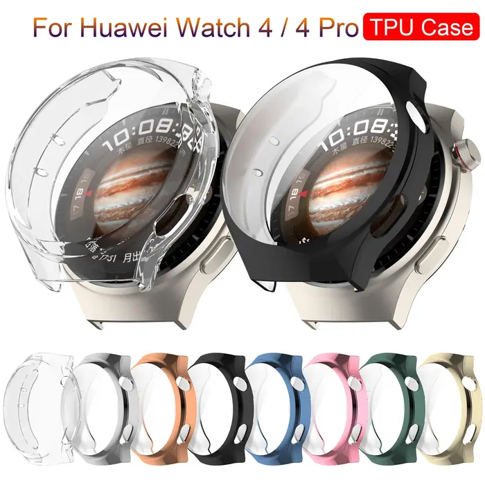 Coque de protection en TPU à couverture complète pour Huawei Watch 4 Pro