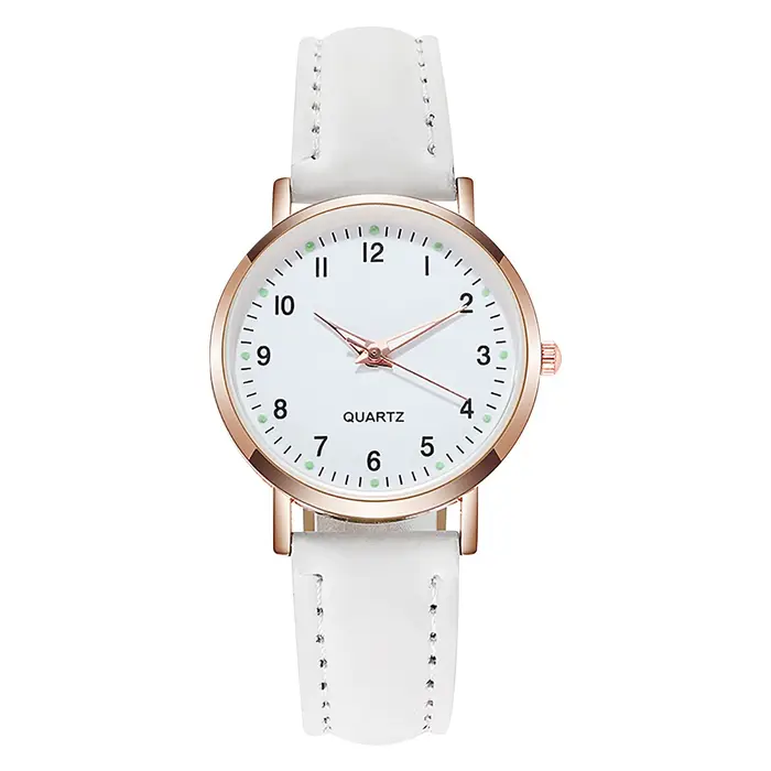 Montre Shoous avec ceinture en cuir pour femme