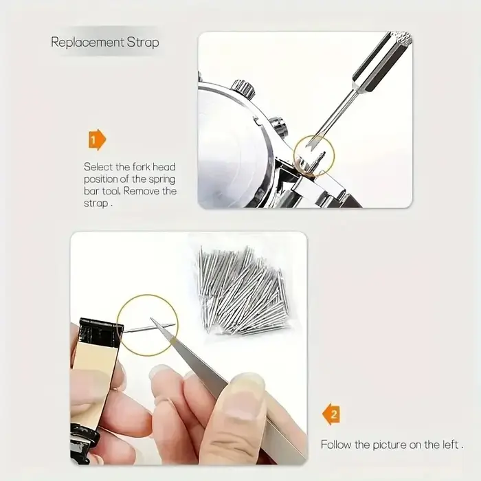 168 Kit de réparation de montres-Kit de tige de démontage et d'ouverture de boîtier