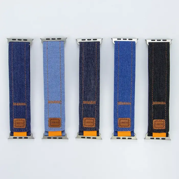 Bracelet à boucle en tissu tissé pour Apple Watch