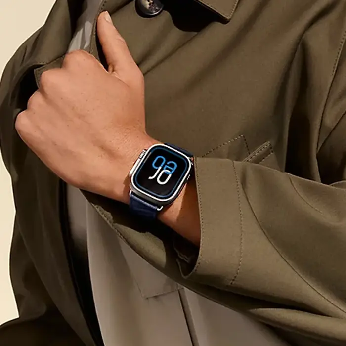 Kebitt En Mer Bleu Nuit bracelet Iwatch à tour unique pour Apple Watch Ultra2 10 9 8 7 6