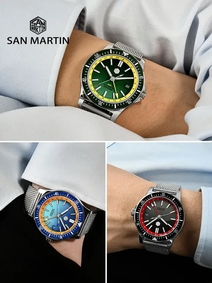 San Martin-Montre de Plongée Gstuff NH34