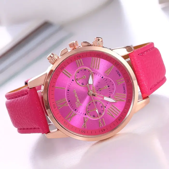 Montres pour femmes marque Sport Style mode dames Montre en cuir Montre femmes filles Femme montres