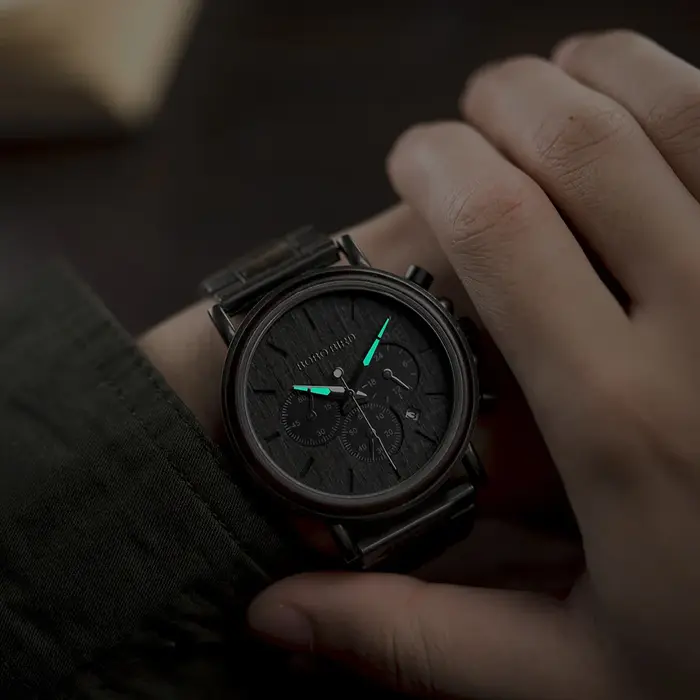 BOBO BIRD bois hommes montre Relogio Masculino Top marque de luxe élégant chronographe montres militaires