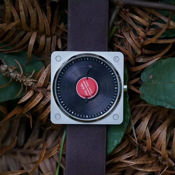 Montres à quartz en vinyle SKU pour homme
