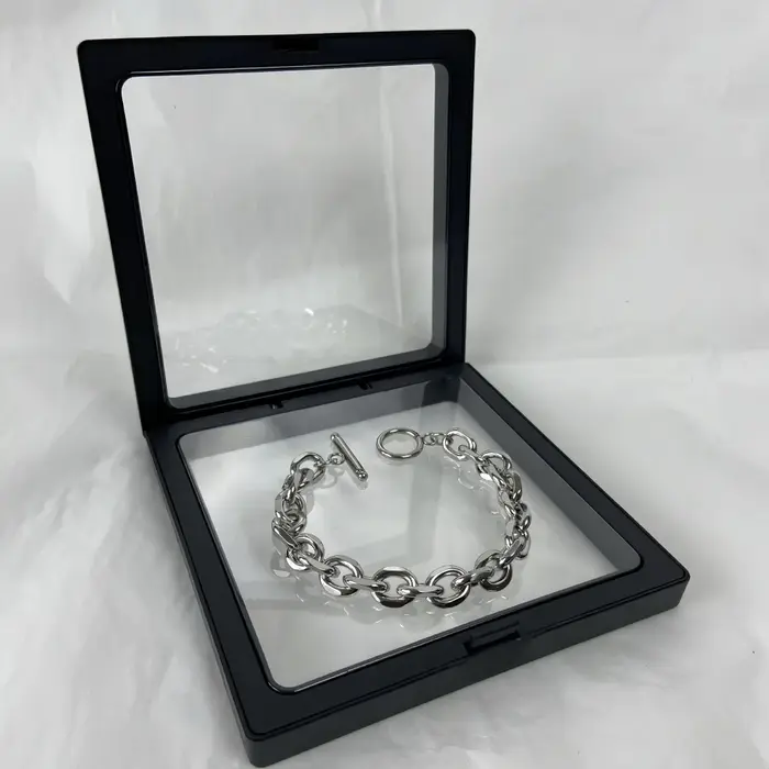 Bracelet Simple en acier inoxydable pour hommes et femmes