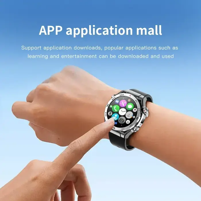 Montre connectée Android 4G A5 Pro nouvelle génération, écran AMOLED, caméra 2MP, navigation GPS, WiFi, mode sport, unisexe, pour hommes et femmes