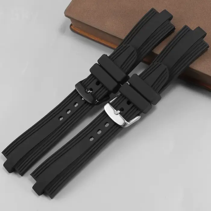 Bracelet de montre en silicone pour hommes et femmes