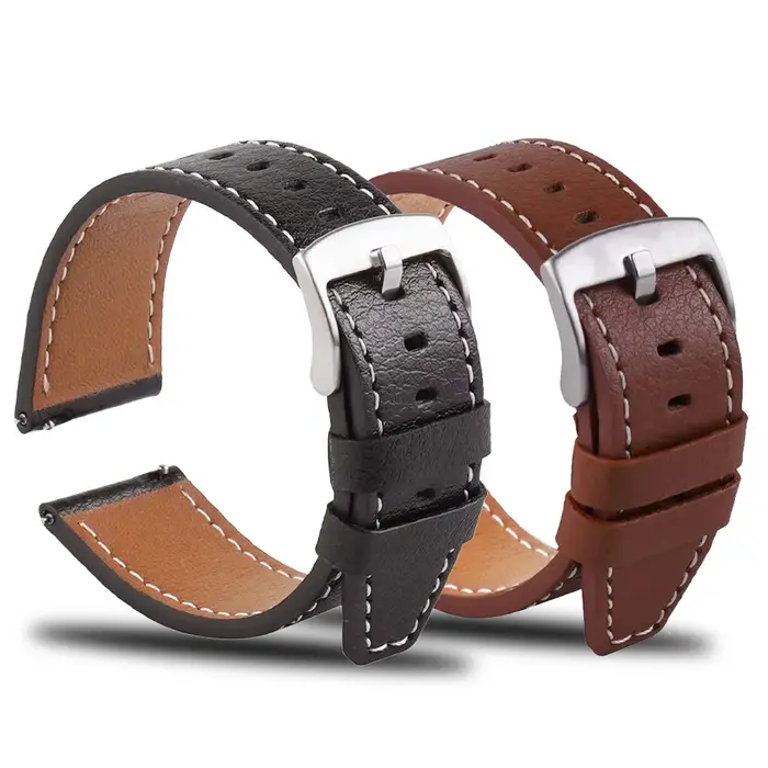 Bracelet de montre intelligente en cuir