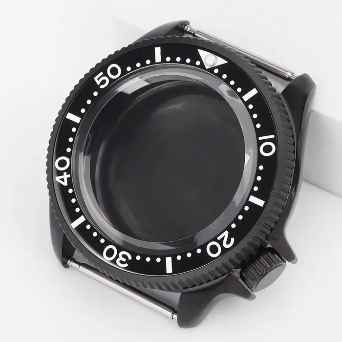 Boîtier de montre en acier SKX013 38 mm pour mouvements NH34 NH35 NH36 NH38