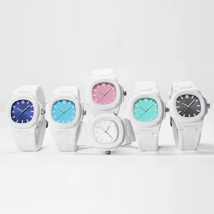 Montre de sport unisexe Nautilus avec bracelet en silicone