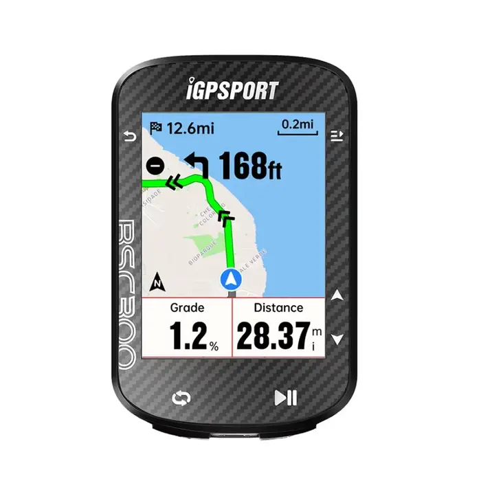 Ordinateur GPS VTT iGPSPORT BSC300 - Navigation cartographique couleur