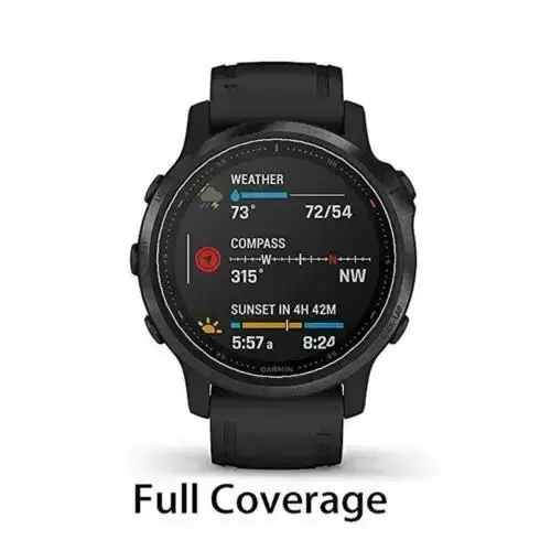 Film de protection d'écran en verre pour montre intelligente Garmin Fenix