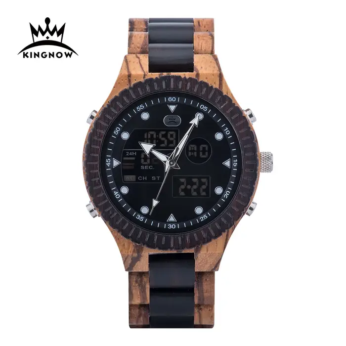 Quarzt numérique double affichage BOBO BIRD montre en bois main lumineuse mode nouveau Design montre