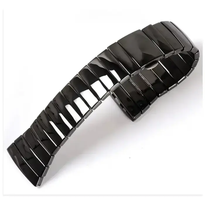 Bracelet de montre en céramique noire pour hommes et femmes, série Rado SINTRA, double presse, structure pliante, 17mm, 26mm, 29mm