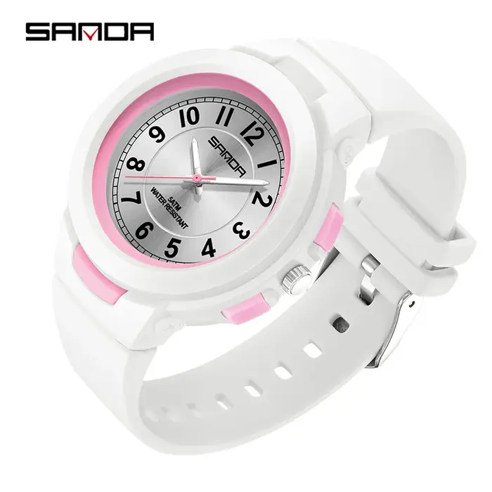 SANDA 6095 montre-bracelet étanche dames montre horloge décontractée Relogio Feminino nouvelle mode tendance