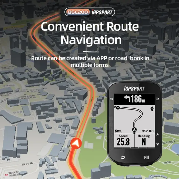IGPSPORT BSC200 GPS ordinateur de vélo Navigation compteur de vitesse