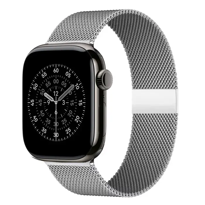 Boucle milanaise pour bracelets de montre Apple 45mm 44mm 40mm 41mm 42-46mm 49mm bracelet iwatch sér