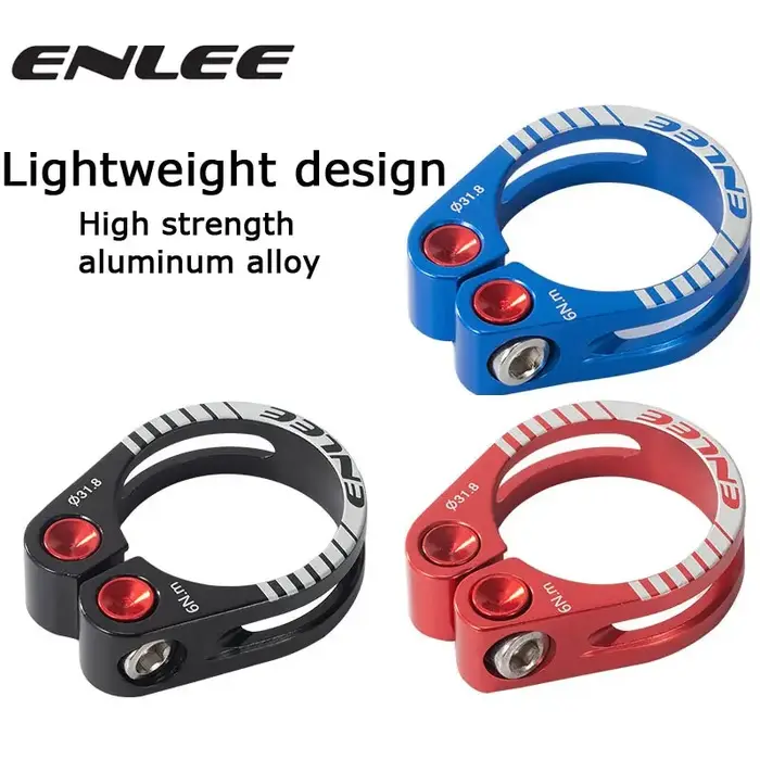ENLEE pince de tige de selle de vélo CNC en alliage d'aluminium pince de tige de selle de vélo pour 