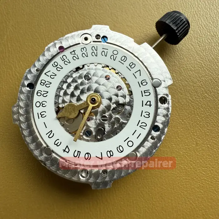 70 + heures de puissance shanghai 3285 GMT maître mouvement mécanique automatique balancier bleu hommes montre 4 aiguilles VR3285 pour 126710