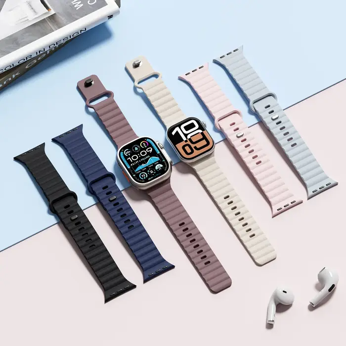 Bracelet en silicone sport pour Apple Watch